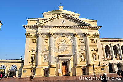 Anna Academic Church KoÅ›ciÃ³Å‚ Akademicki Å›w. Anny Editorial Stock Photo